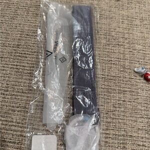 Vera Bradley Wristlet Keychain Carbon Gray NWT Authentic